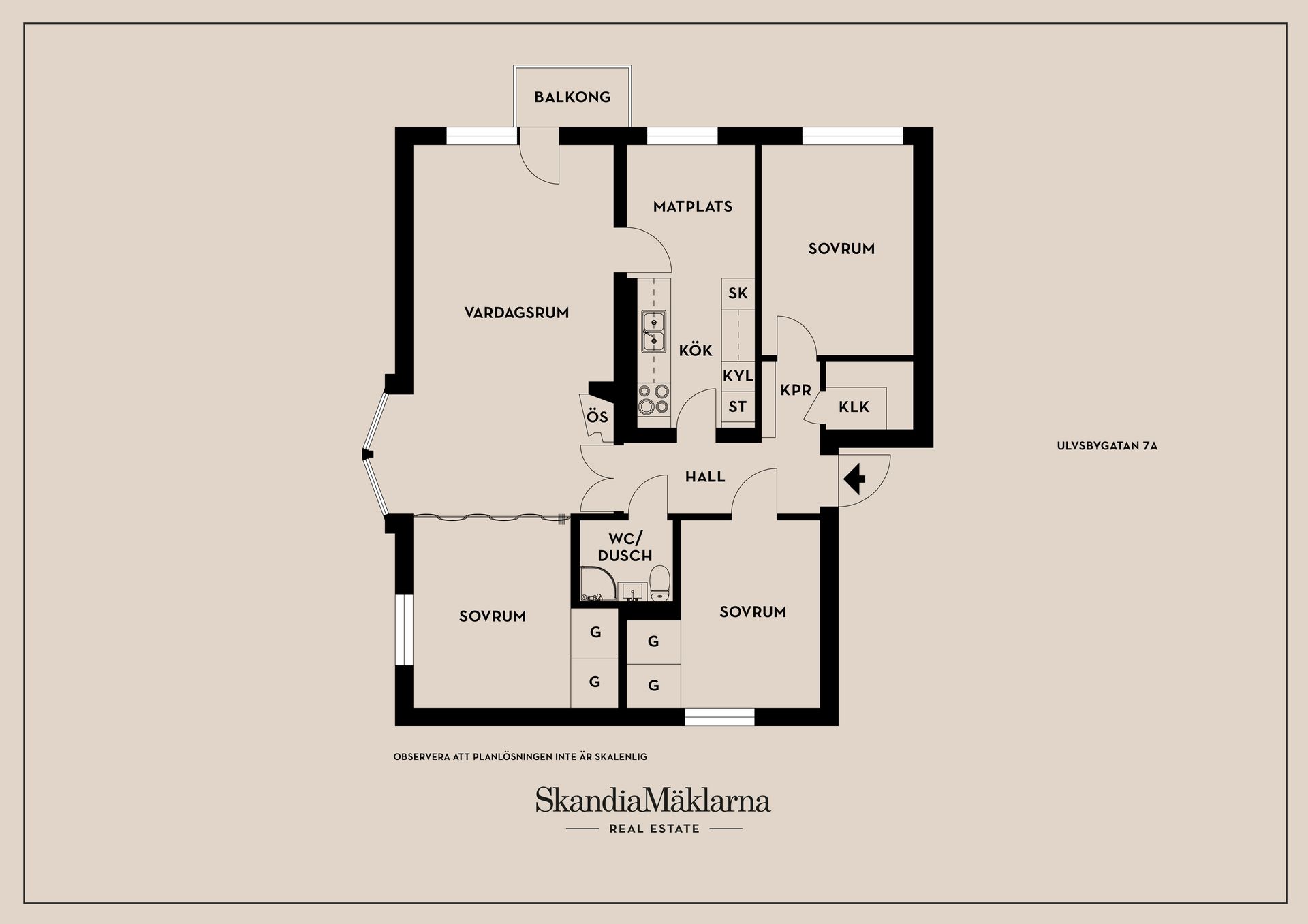 Bostadsrätt, Ulvsbygatan 7A, Norrstrand, Karlstad