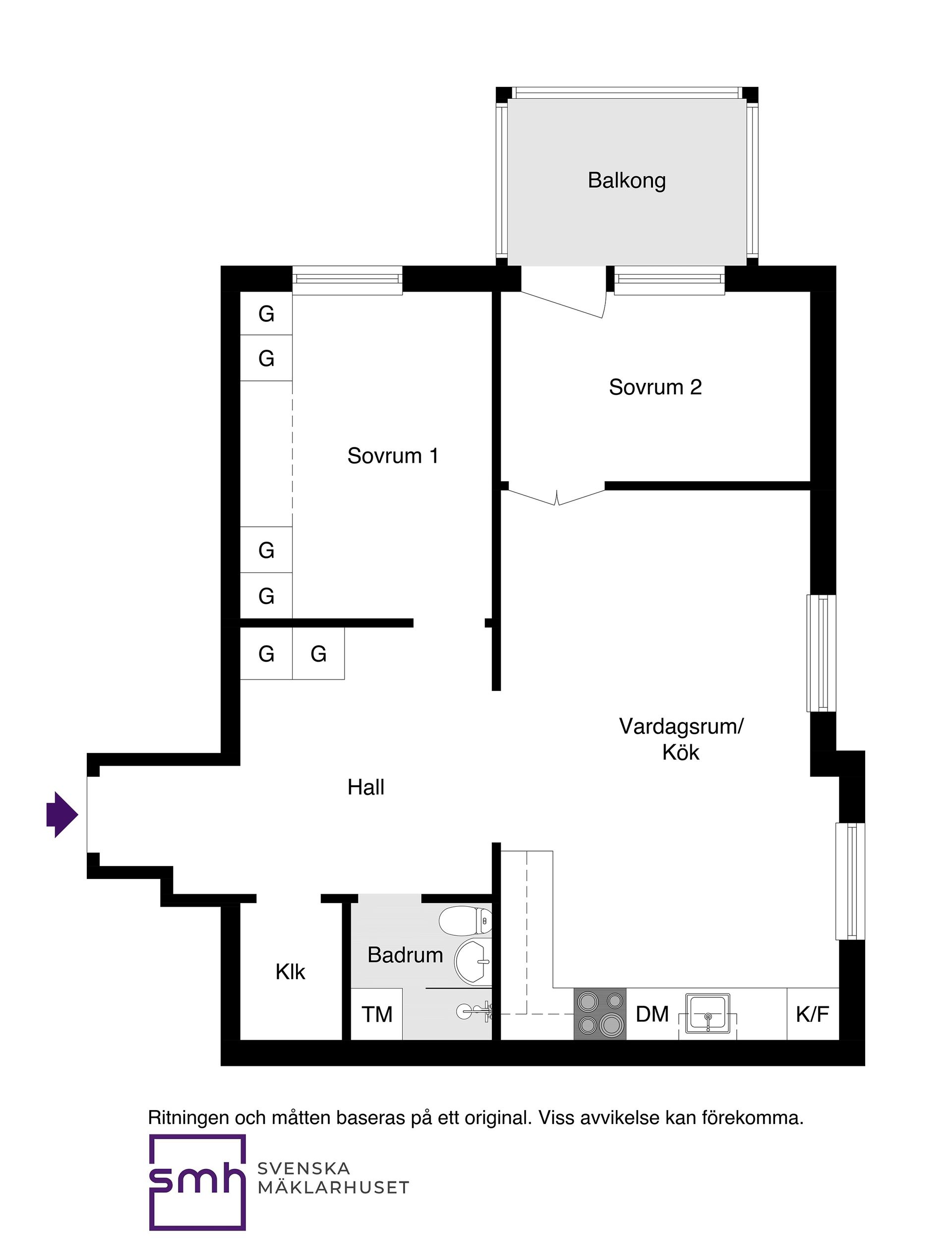 Bostadsrätt, Trädgårdsgatan 19, vån 4, Lilla Alby - Centrala Sundbyberg, Sundbyberg