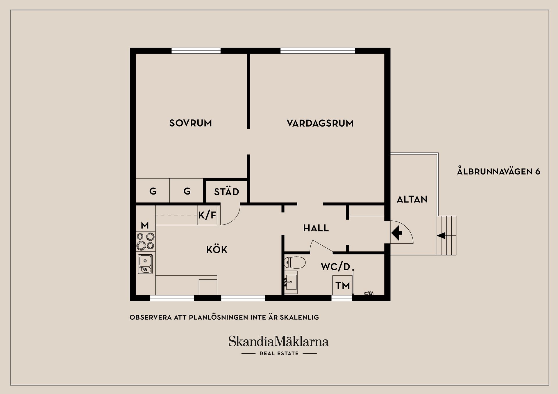 Radhus, Ålbrunnavägen 6, Upplands-Bro - Stora Ekeby, Upplands-Bro