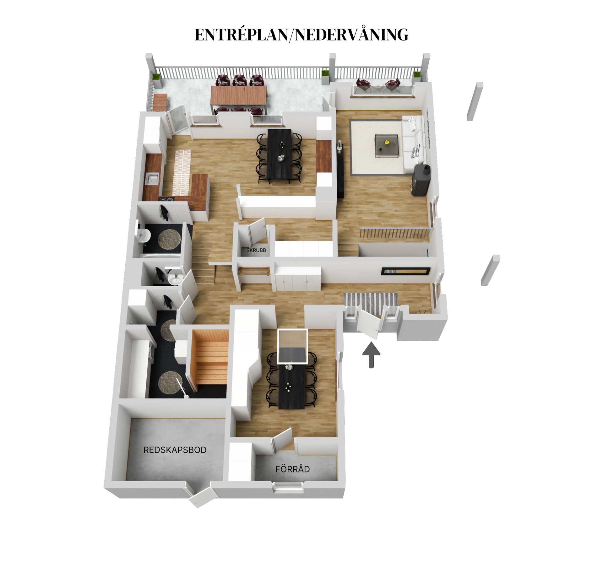Radhus, Gullrisvägen 8, Heden, Gällivare