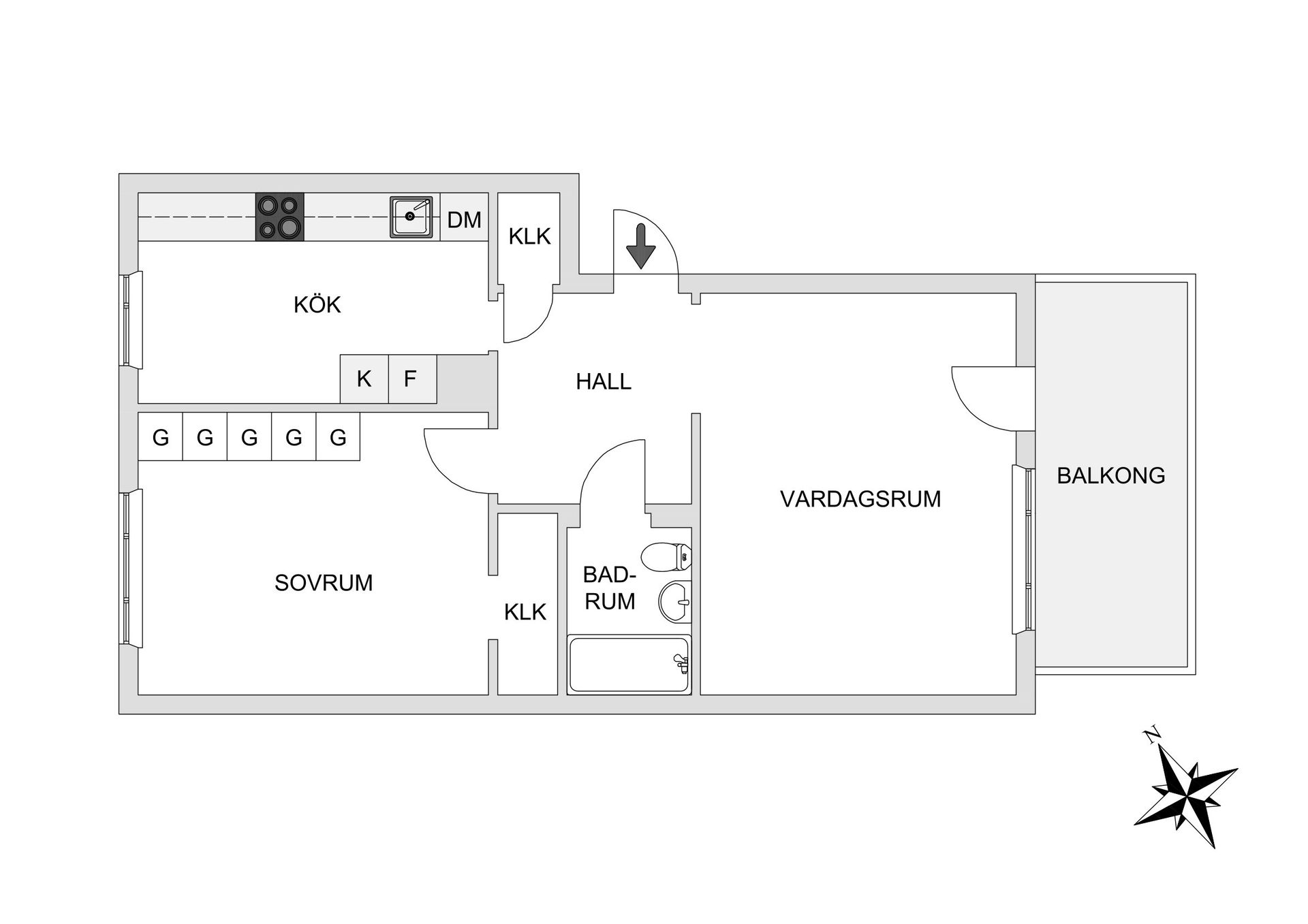 Bostadsrätt, Krokslätts Parkgata 67C, Krokslätt, Mölndal