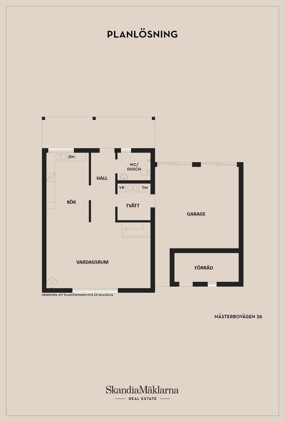 Radhus, Mästerbovägen 26, Motala