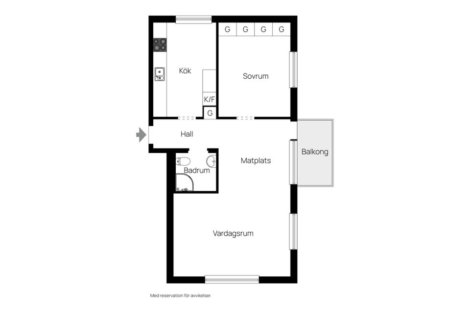 Bostadsrätt, Restalundsvägen 57, Centralt / Eklunda / Sörby, Örebro