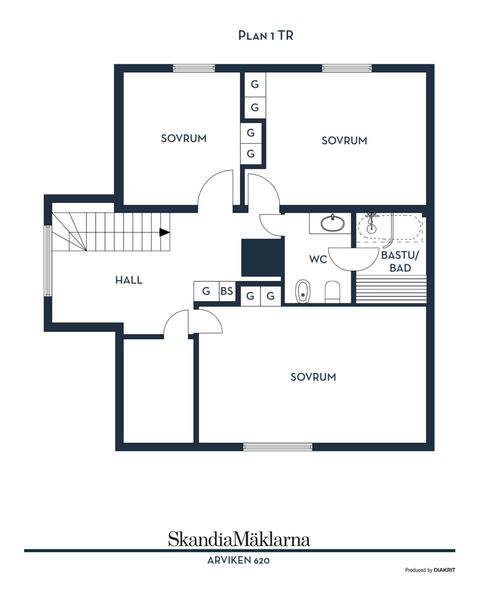 Villa, Arviken 620, Arviken, Karlstad