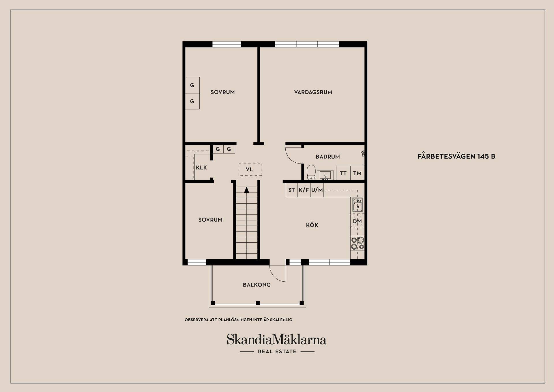 Bostadsrätt, Fårbetesvägen 145 B, Malmslätt/Tokarp, Linköping