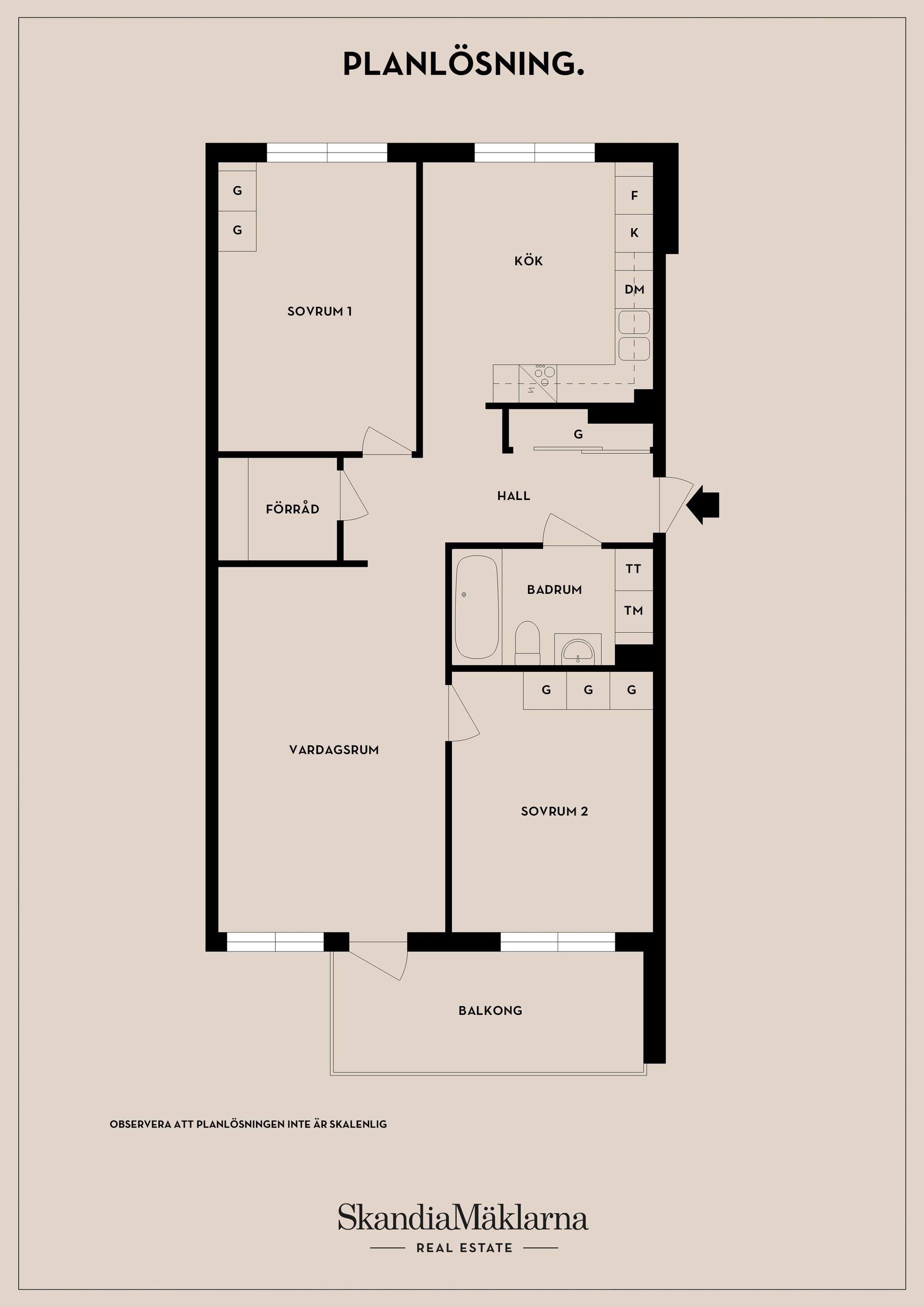 Bostadsrätt, Fyrvaktarkroken 42 vån 6/6, Enskede - Blåsut, Stockholm