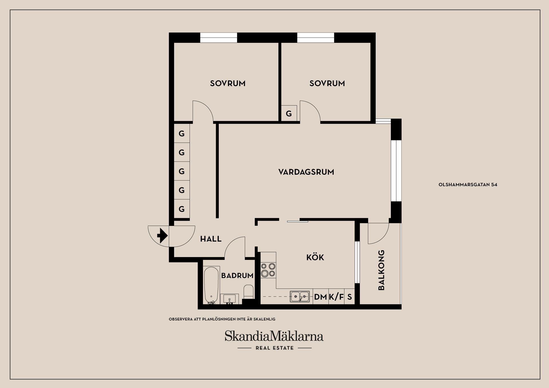 Bostadsrätt, Olshammarsgatan 54, Ormkärr, Stockholm