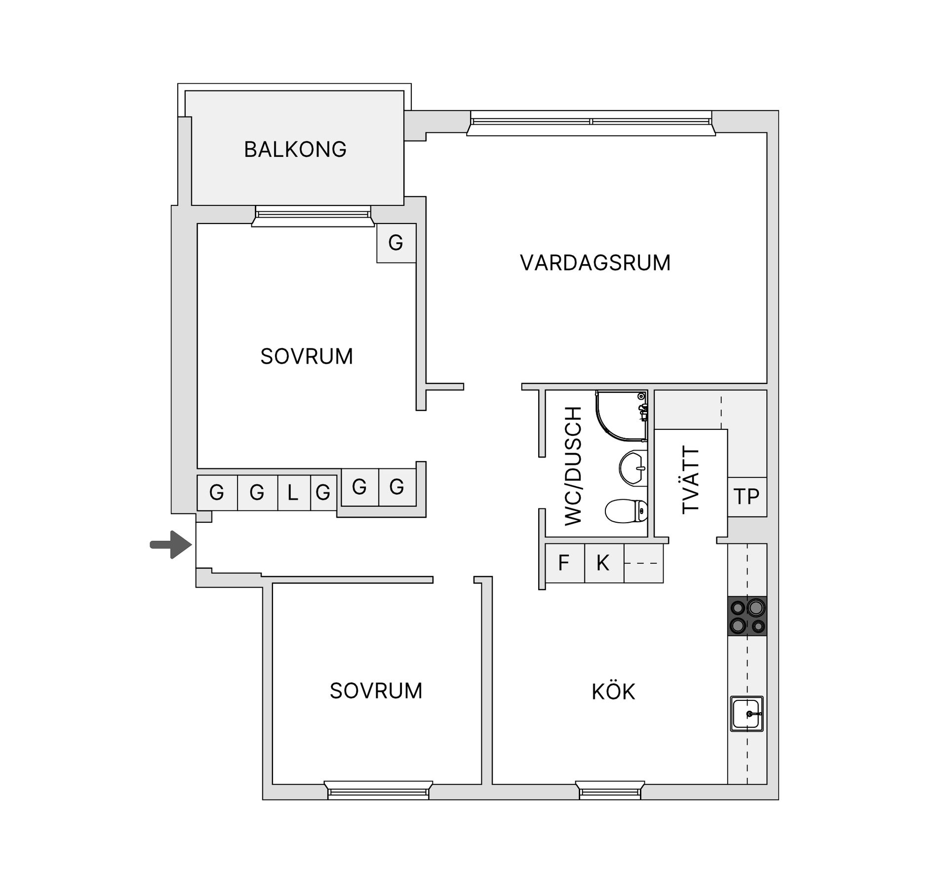 Bostadsrätt, Nyckelpigevägen 170B, Ryd, Skövde