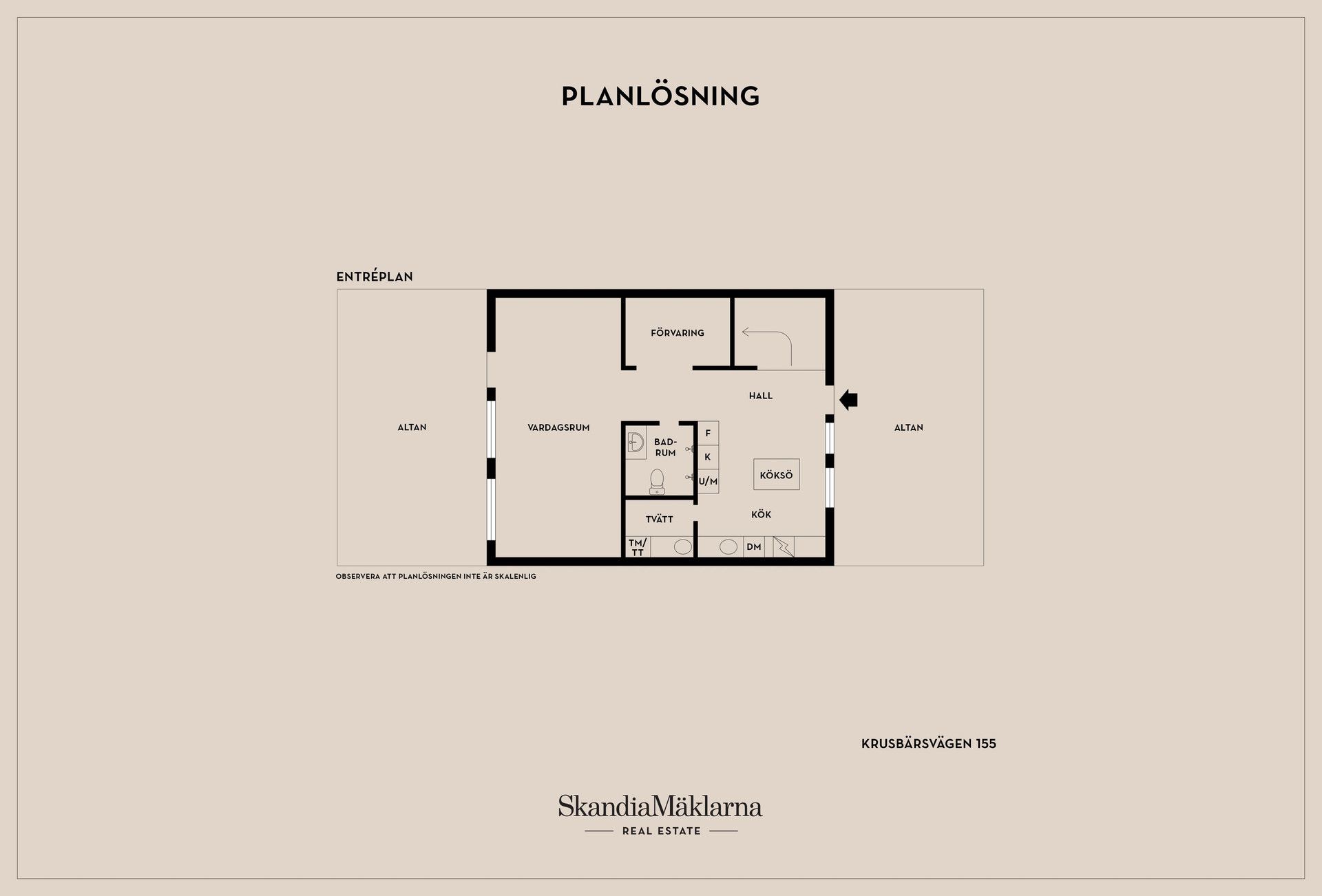 Radhus, Krusbärsvägen 155, Norra Peterslund, Oxelösund