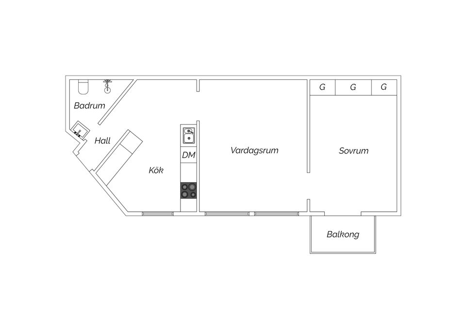 Bostadsrätt, Birger Jarlsgatan 113 D, 4 tr, ÖG, Vasastan, Stockholm