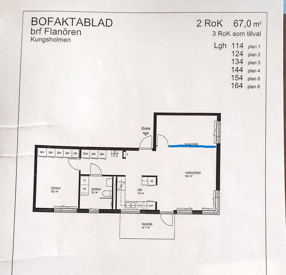 Bostadsrätt, Bågljusvägen 7, 3tr, Kungsholmen , Stockholm