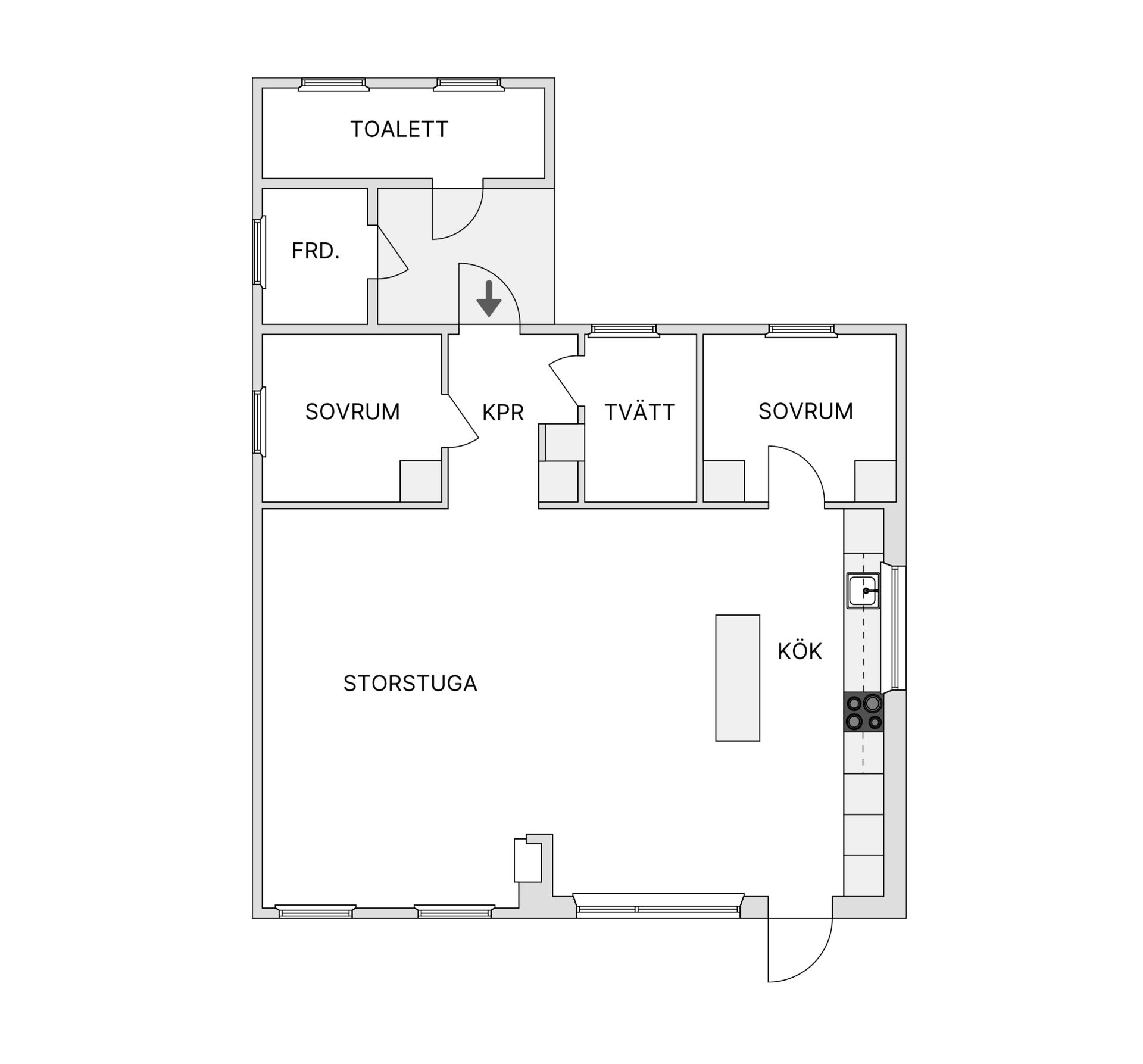 Fritidshus, Bodudden 705, Kåge, Skellefteå