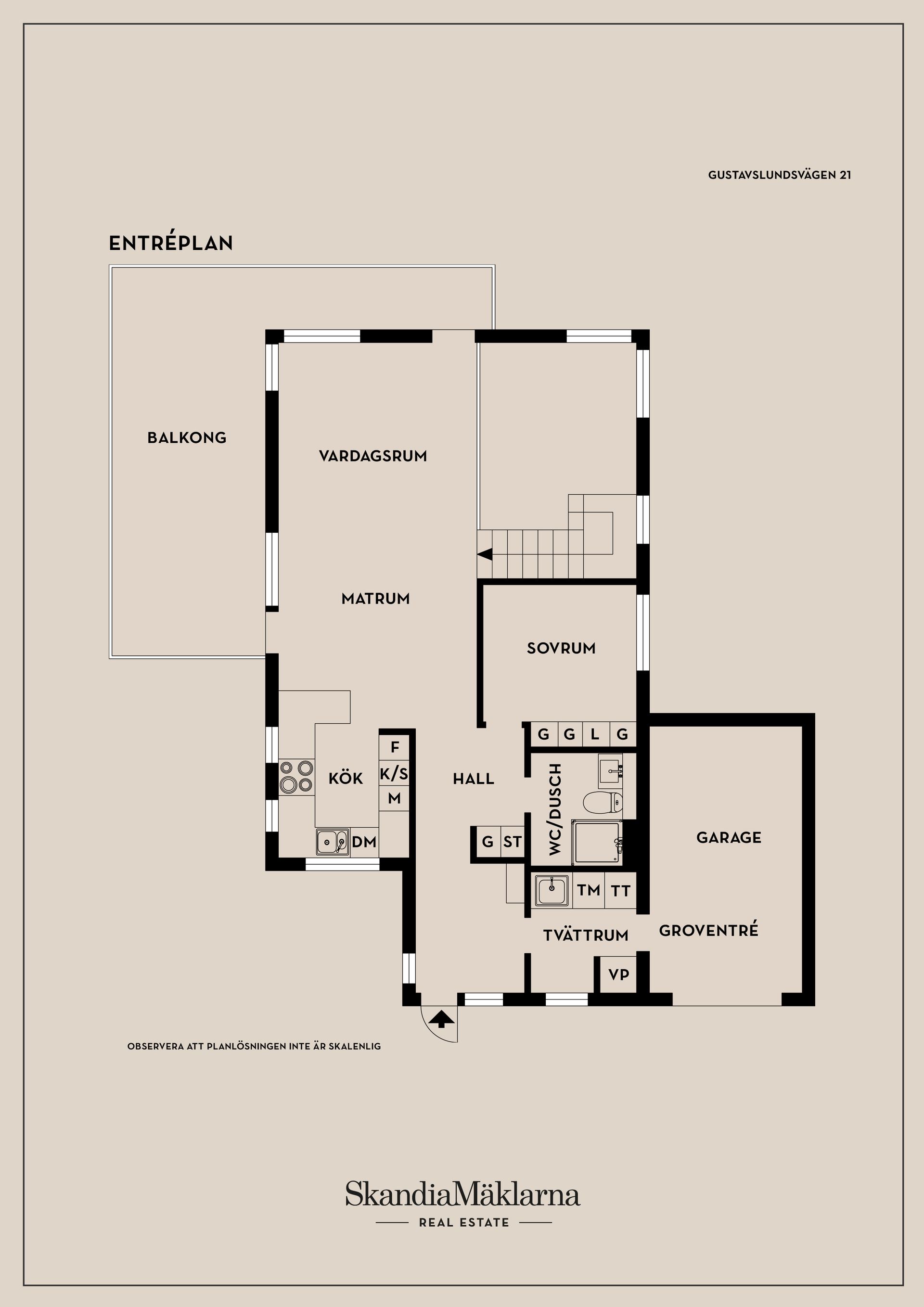 Villa, Gustavslundsvägen 21, Rönninge, Salem