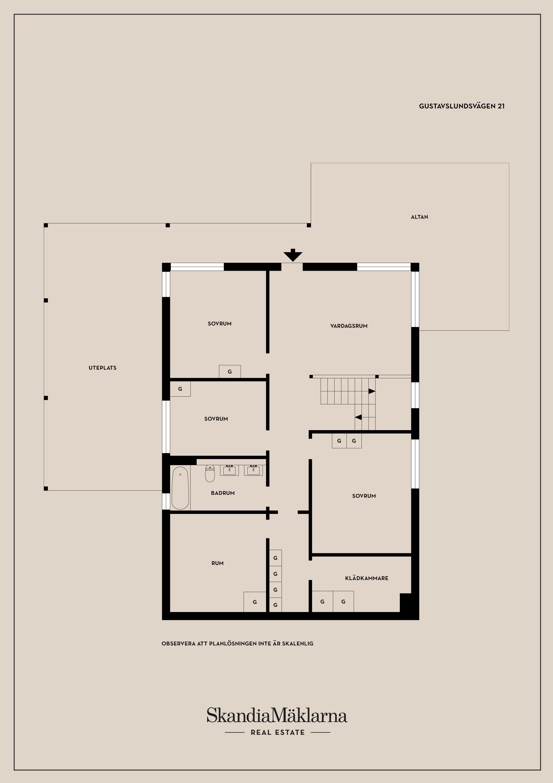 Villa, Gustavslundsvägen 21, Rönninge, Salem