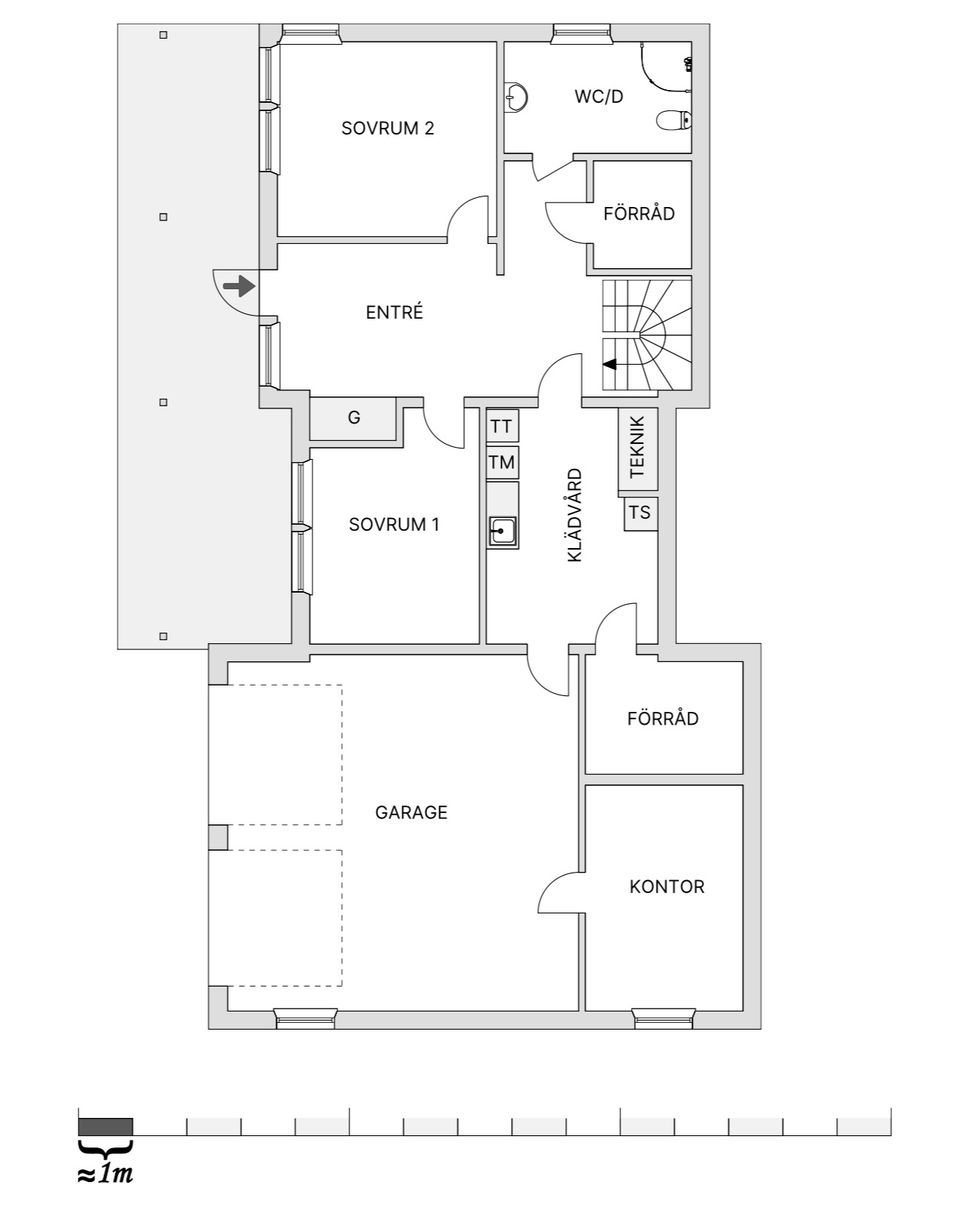 Villa, Wallbergs väg 22, Oskarström, Halmstad