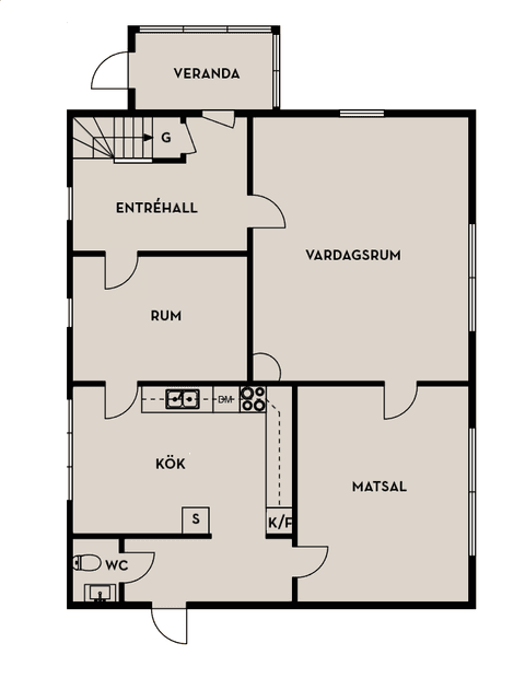 Villa, Gullringsgatan 7, Sörgärdet, Strängnäs