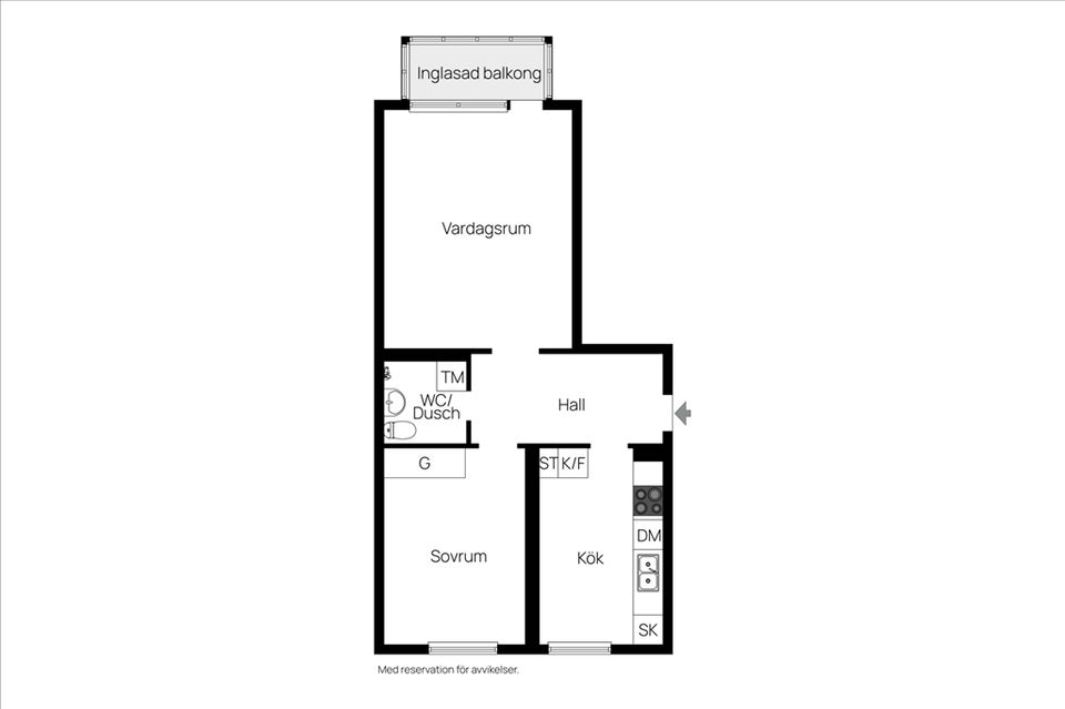 Bostadsrätt, Hovsgatan 9b, Centrum, Härnösand