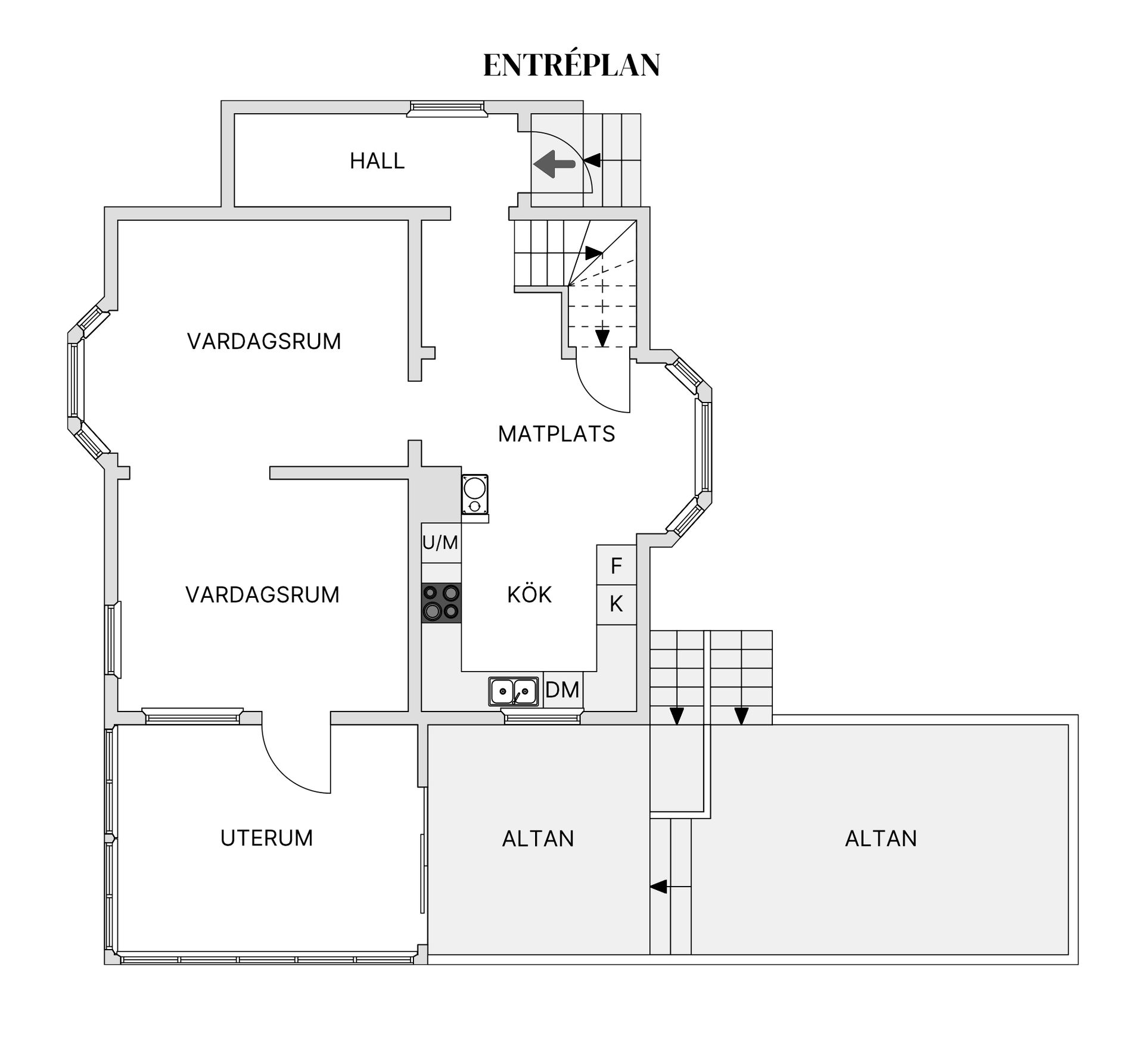 Villa, Myrtengatan 1, Brämhult, Borås