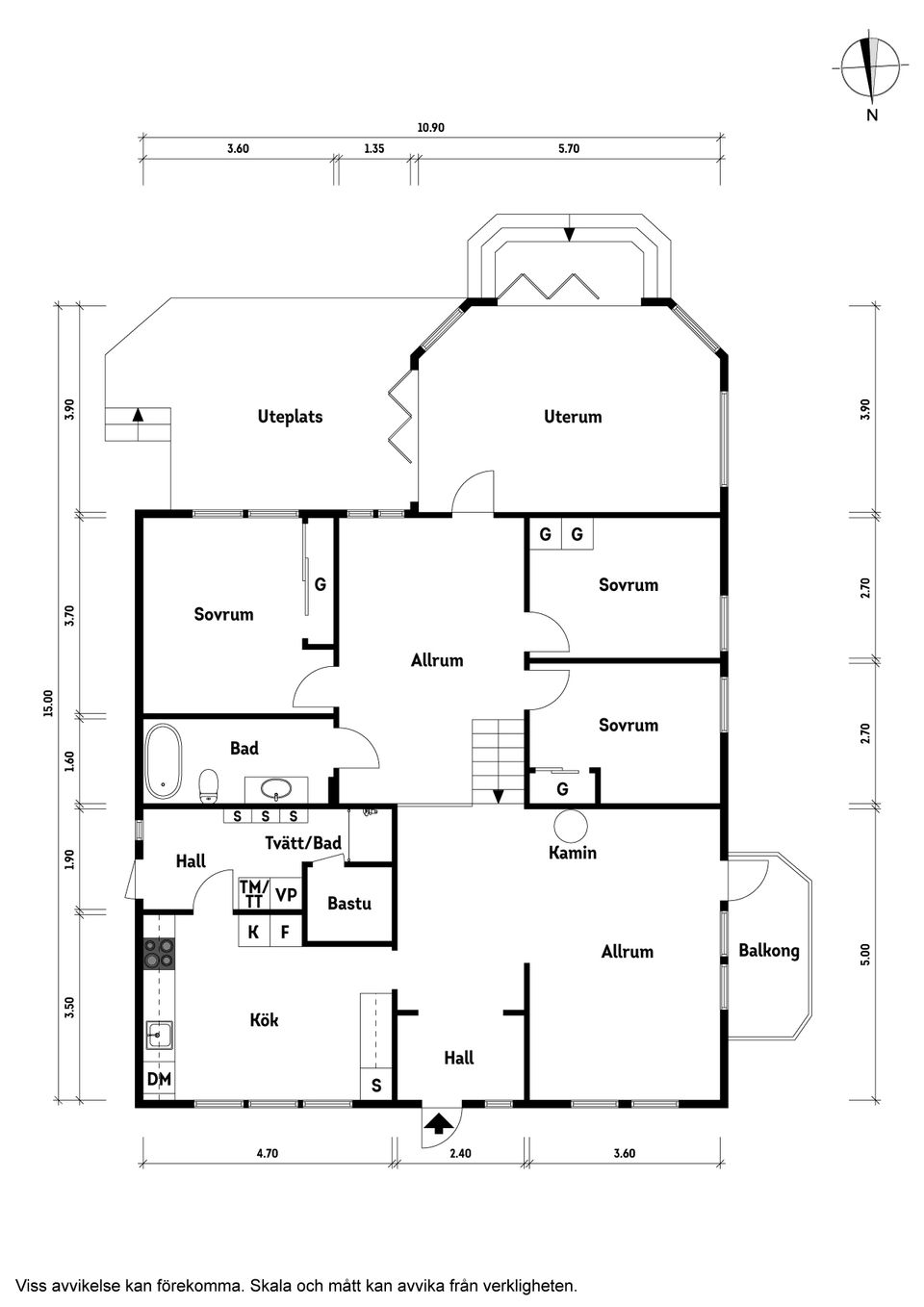Villa, Hasselvägen 2, Perstorp