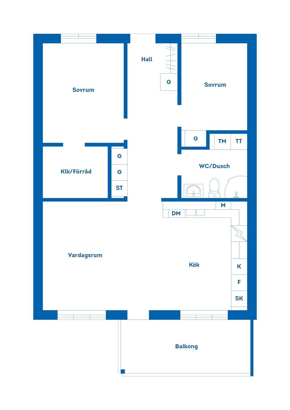 Bostadsrätt, Stäppan 2E, Leksand