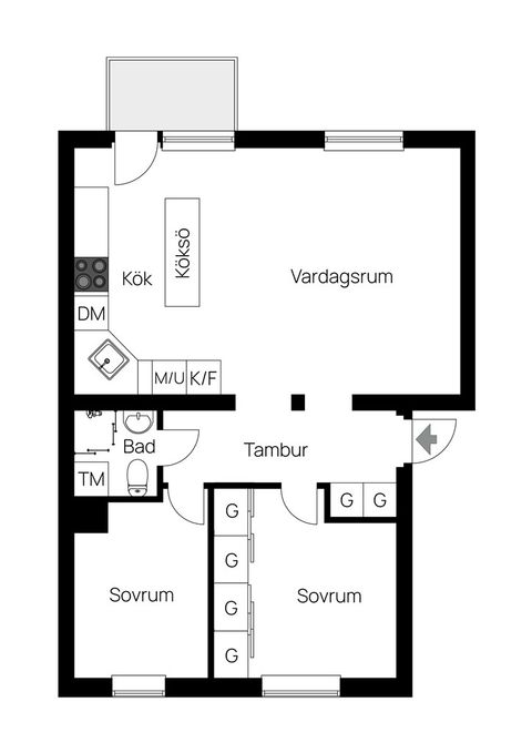 Bostadsrätt, Dansbanevägen 22, Västberga, Stockholm