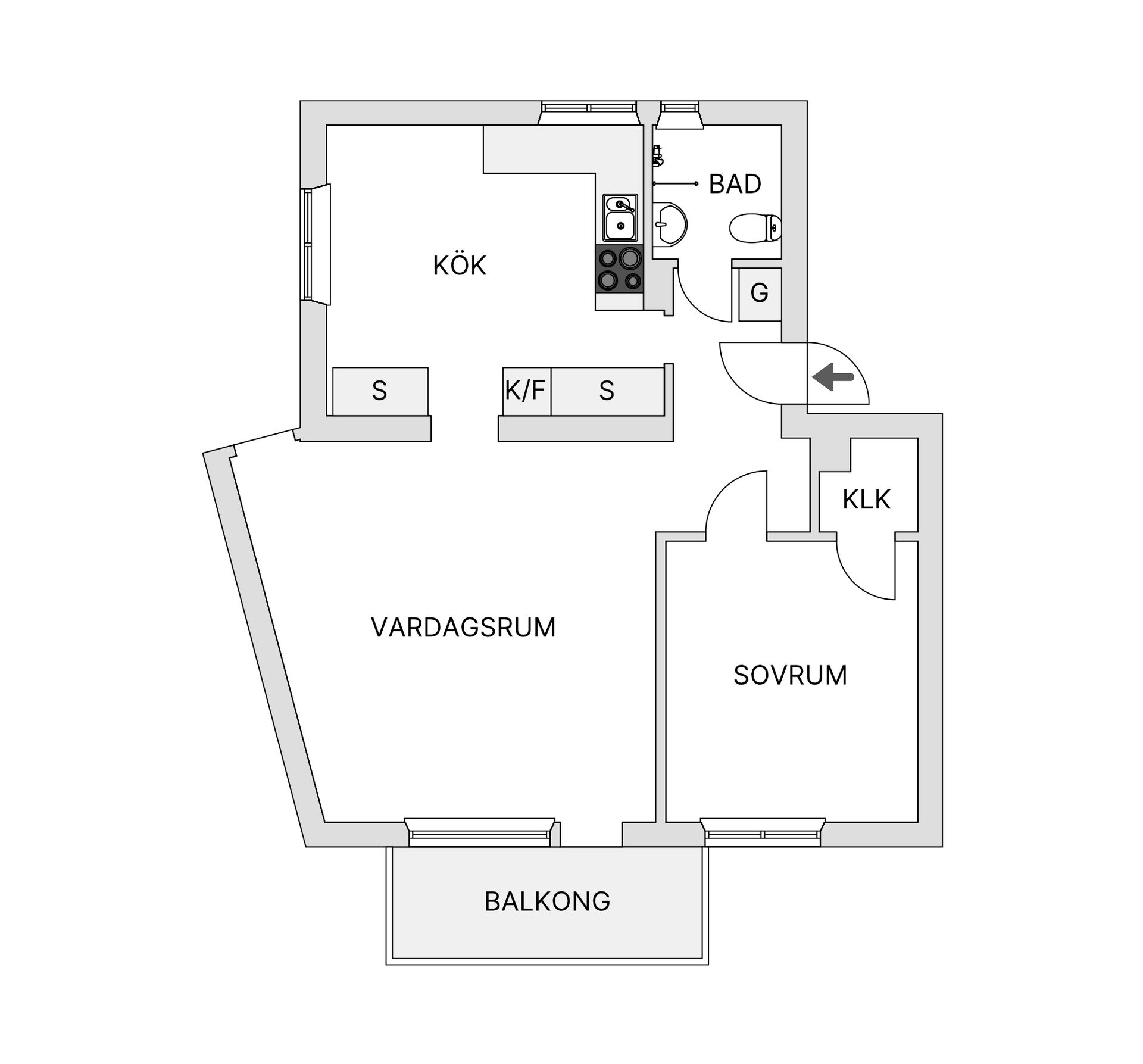 Bostadsrätt, Spinnrocksvägen 5, Bromma Åkeshov Brommaplan, Stockholm
