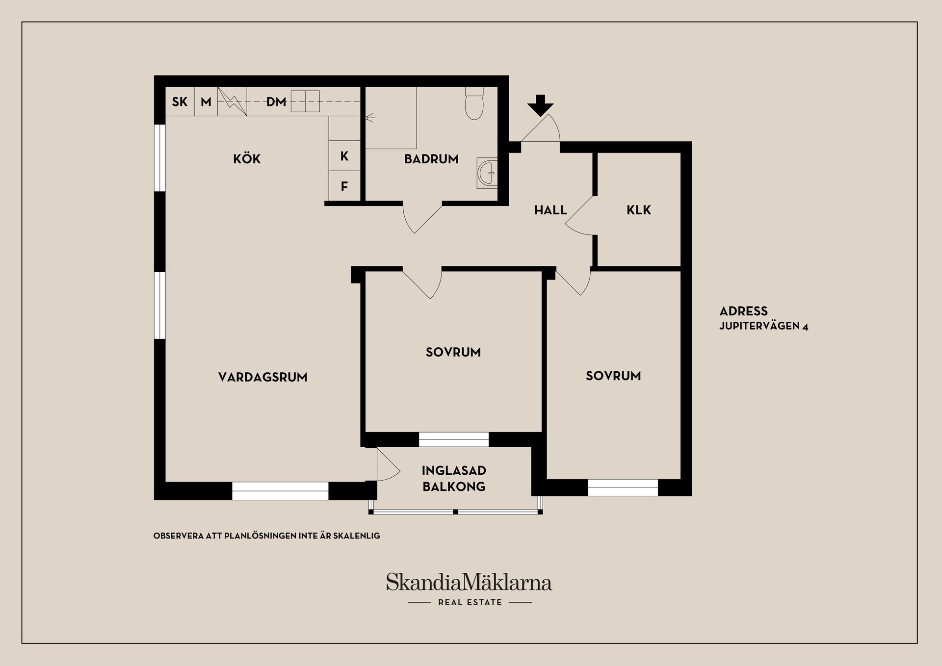 Bostadsrätt, Jupitervägen 4, Stenkulla, Nyköping
