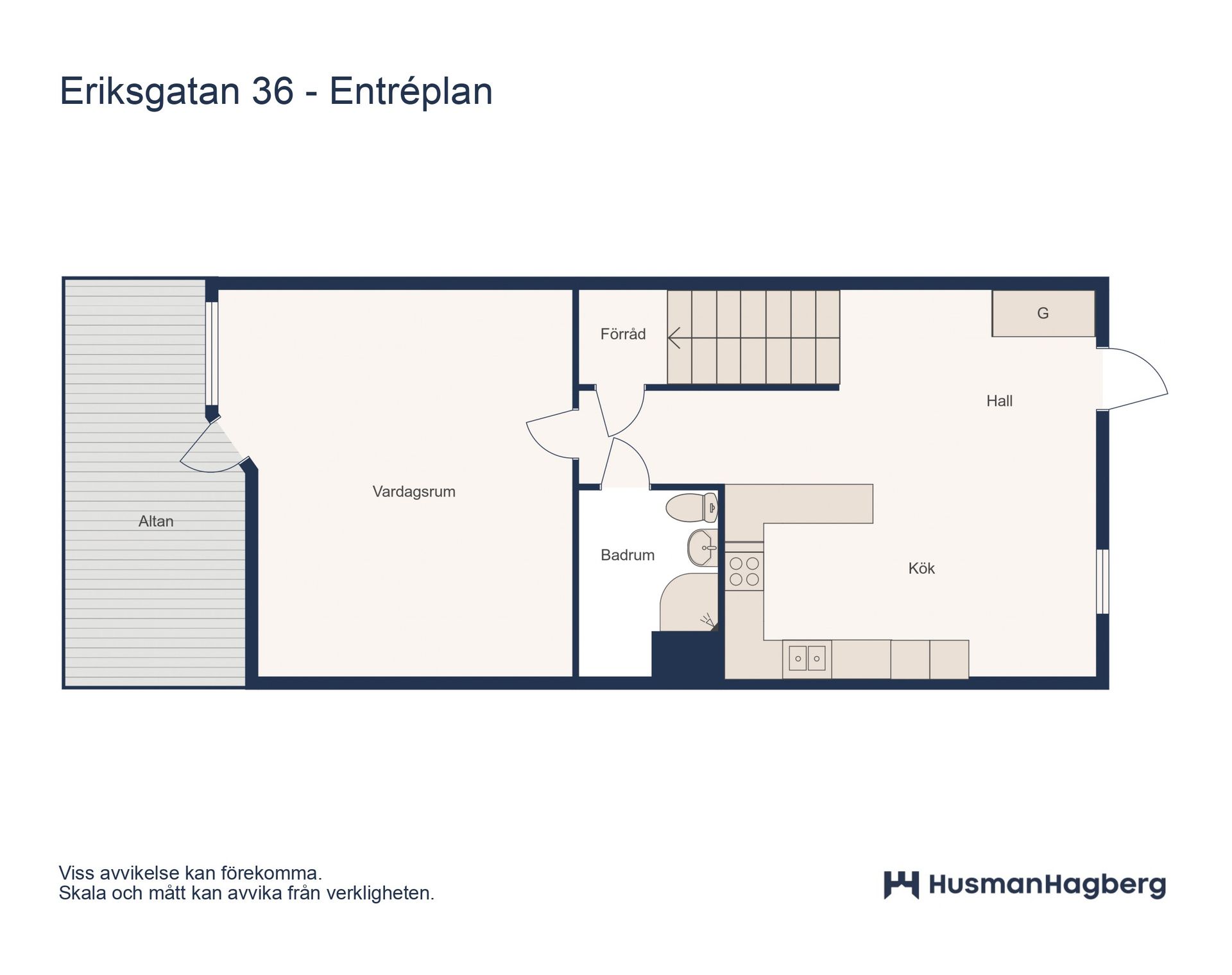 Bostadsrätt, Eriksgatan 36, Enköping