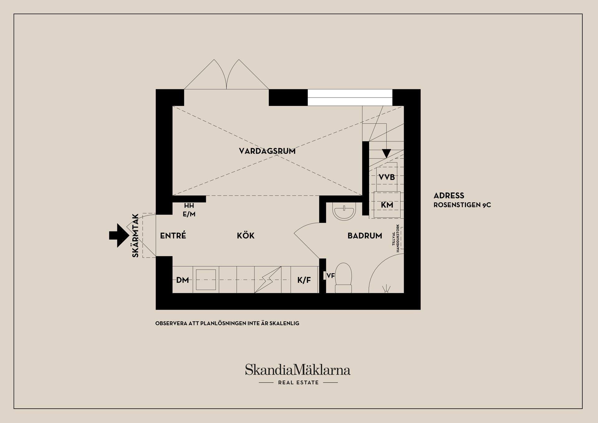 Bostadsrätt, Rosenstigen 9C, Vistaberg, Huddinge