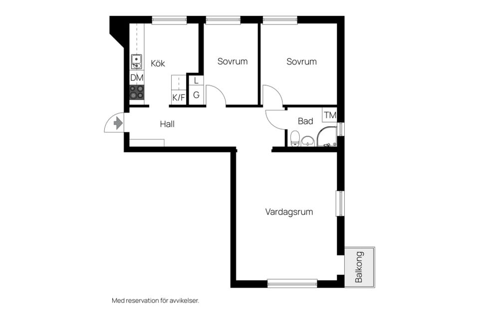Bostadsrätt, Gamlebovägen 3B, Centrala Hallstavik, Norrtälje