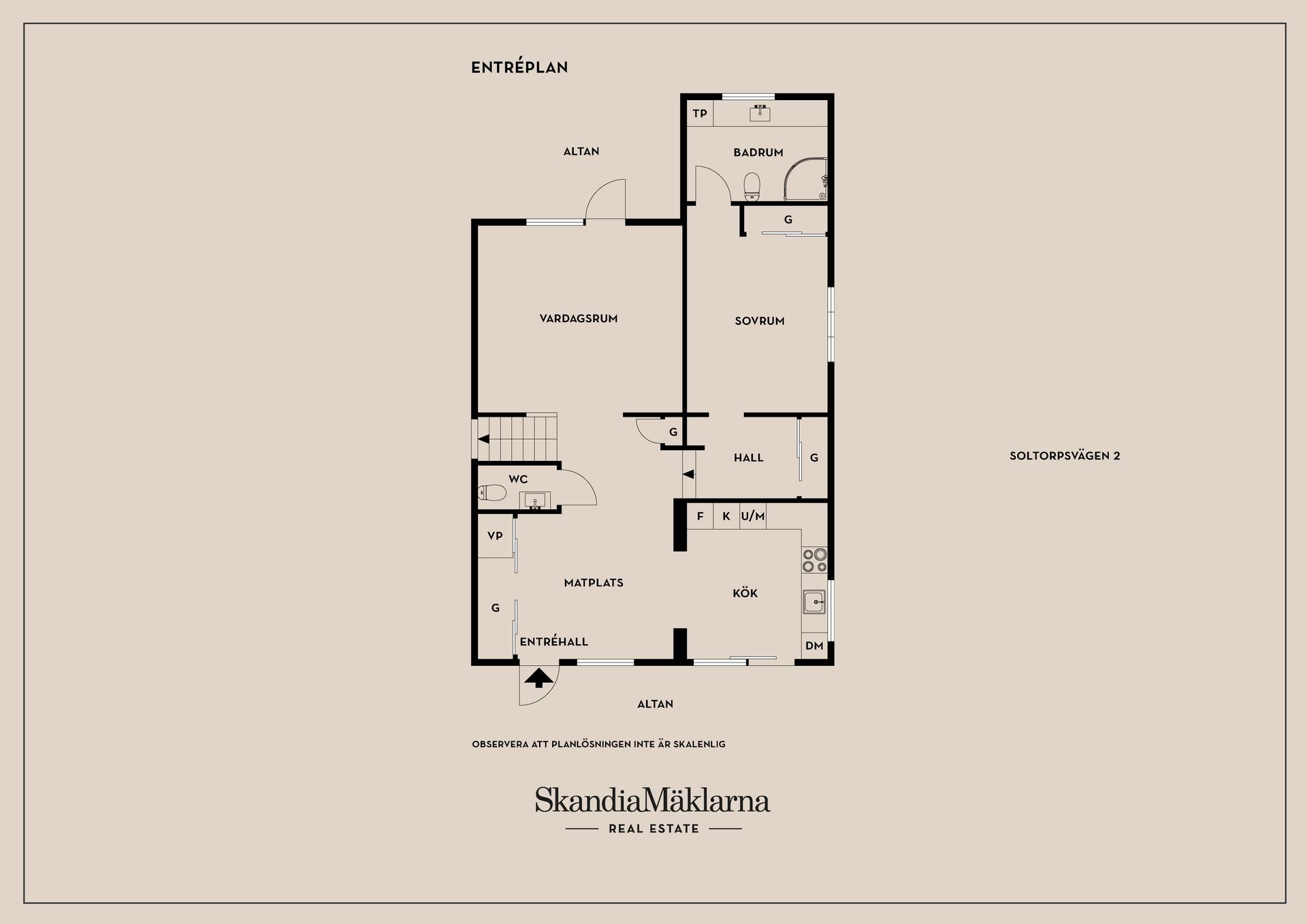 Radhus, Soltorpsvägen 2, Broängen, Botkyrka
