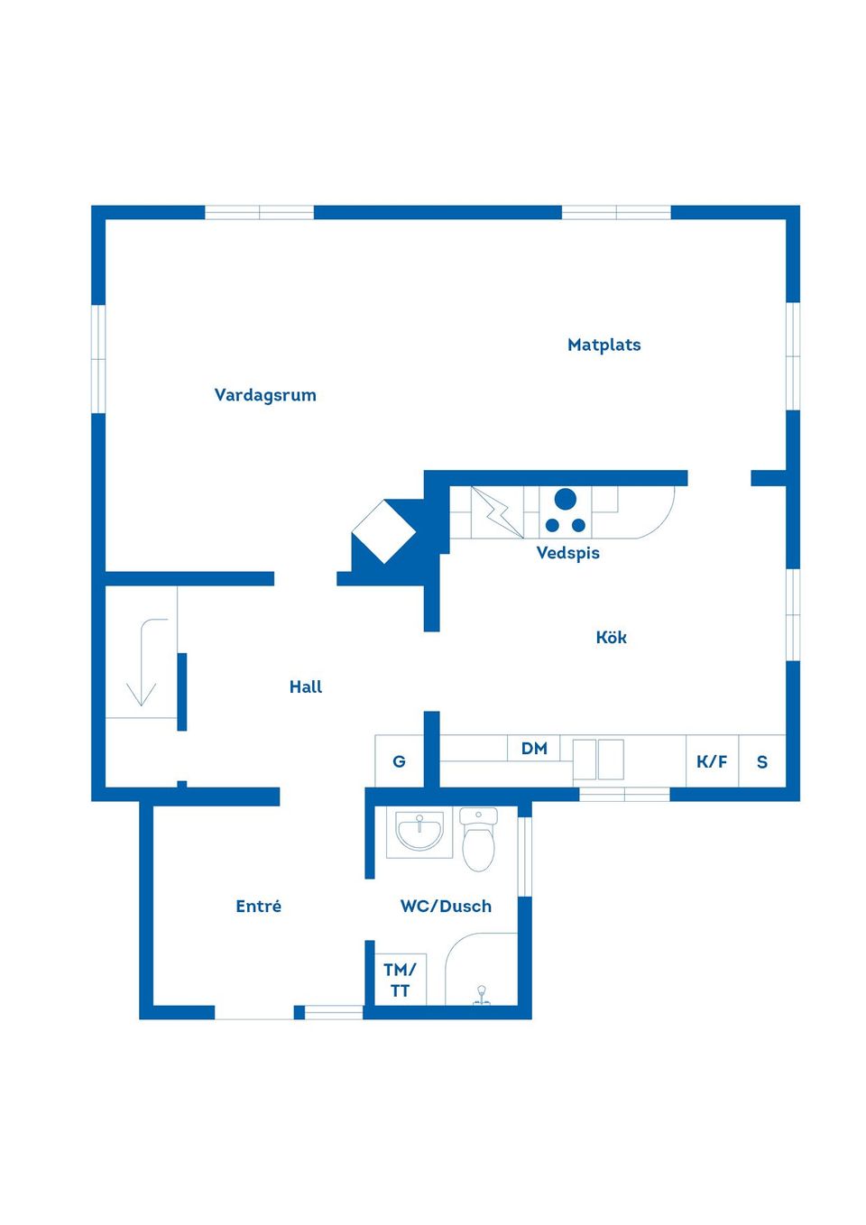Villa, Gamla Näsvägen 3, Centrala Älvdalen, Älvdalen
