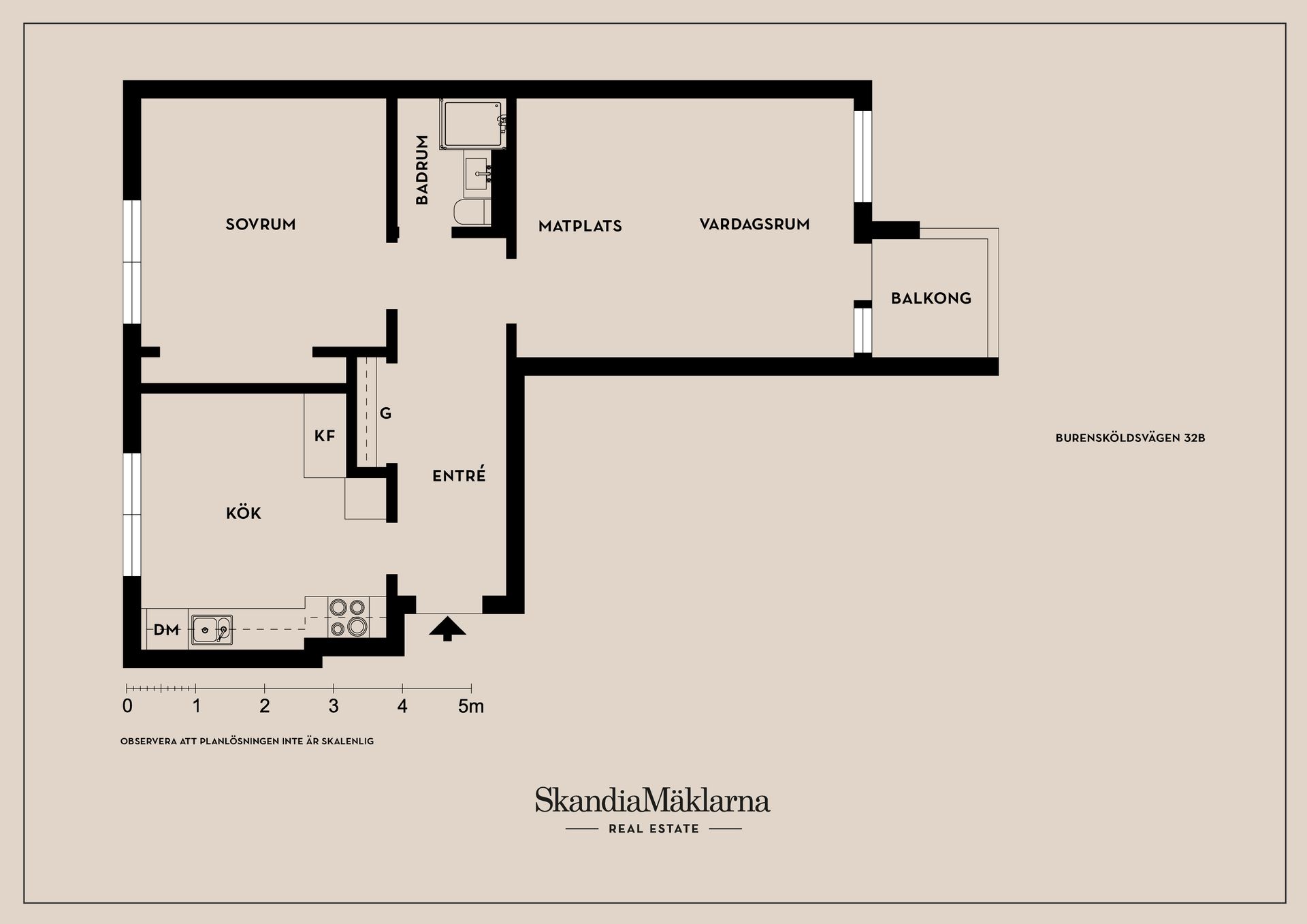 Bostadsrätt, Burensköldsvägen 32B, Mjölby