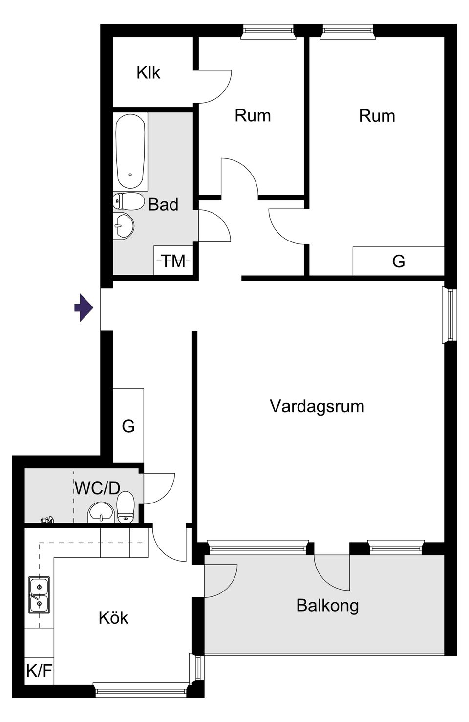 Bostadsrätt, Larsbergsvägen 35, Larsberg, Lidingö