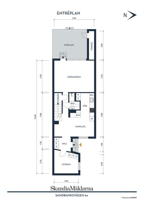 Radhus, Sandbanksvägen 84, Hisings Backa/ Skogome, Göteborg