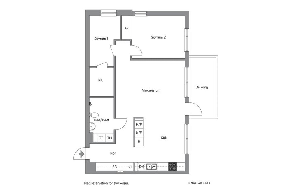 Bostadsrätt, Kvarnholmsvägen 86, Kvarnholmen, Nacka