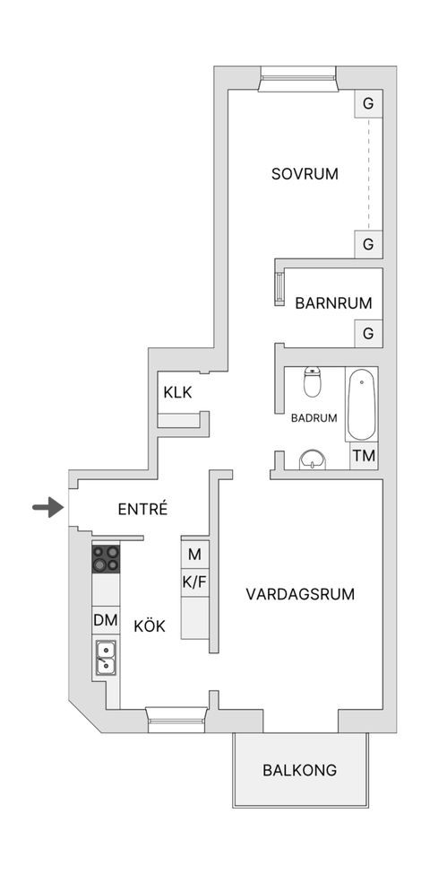 Bostadsrätt, Gotlandsgatan 71, Stockholm
