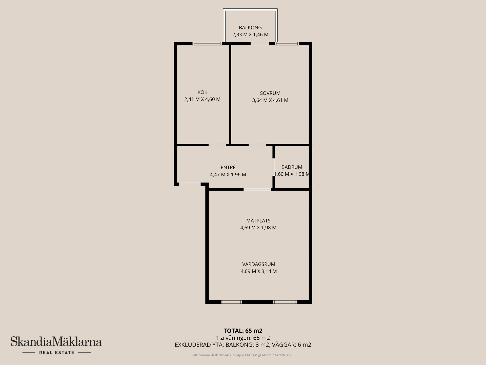 Bostadsrätt, Kapellgatan 14A, Östermalm, Kristianstad