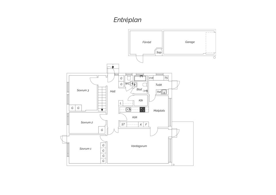 Villa, Radhus, Fjärilsplan 3, Bryngelstorp, Nyköping