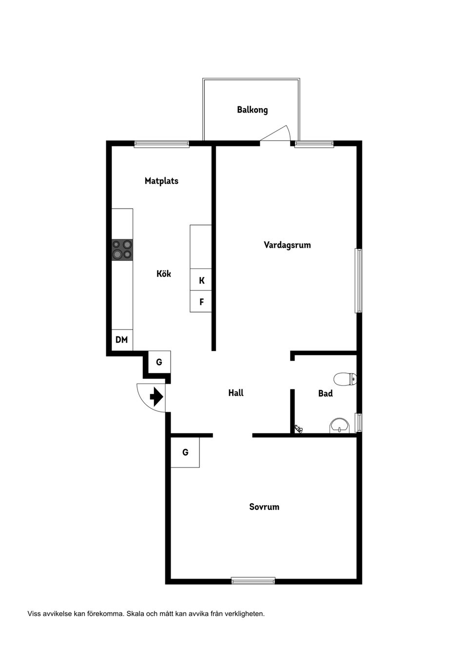 Bostadsrätt, Visitörsgatan 4, Eneborg, Helsingborg