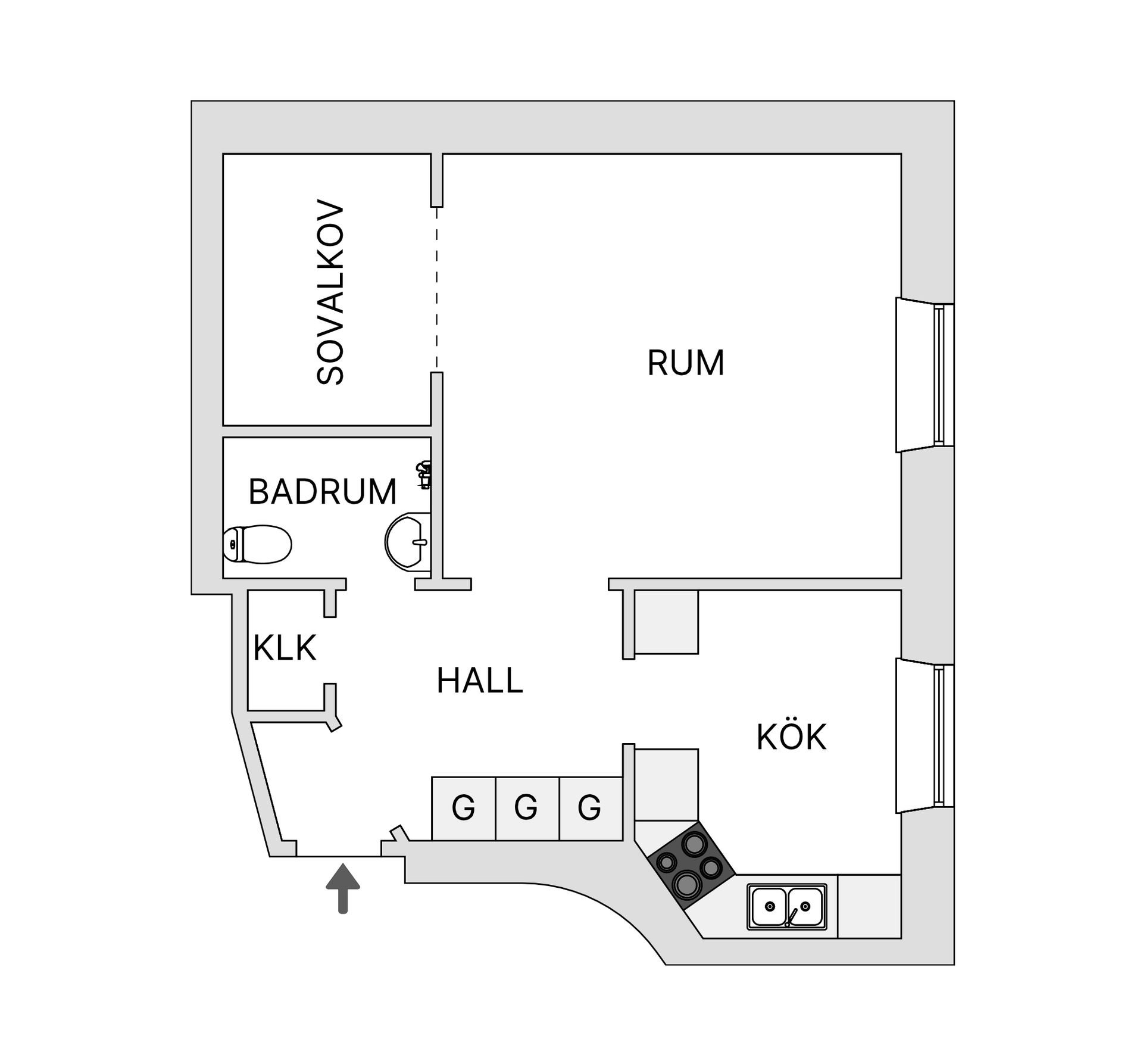 Bostadsrätt, Emelies gata 21, Södermalm - Sofia, Stockholm