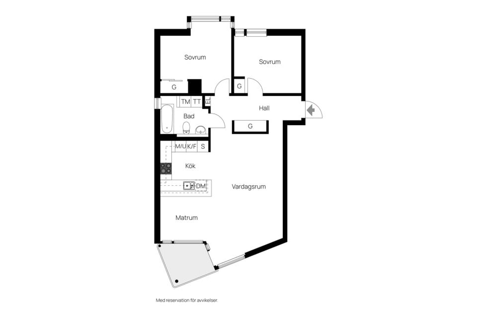 Bostadsrätt, Sickla Kanalgata 13b, Hammarby Sjöstad, Stockholm