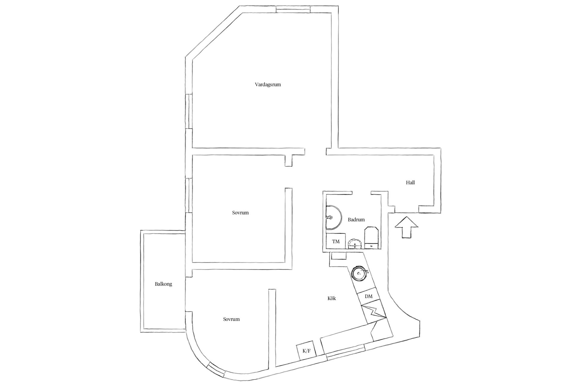 Bostadsrätt, Nordhemsgatan 54B, Linné, Göteborg