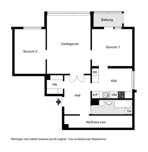 Bostadsrätt, Grenljusbacken 26, Gröndal, Stockholm