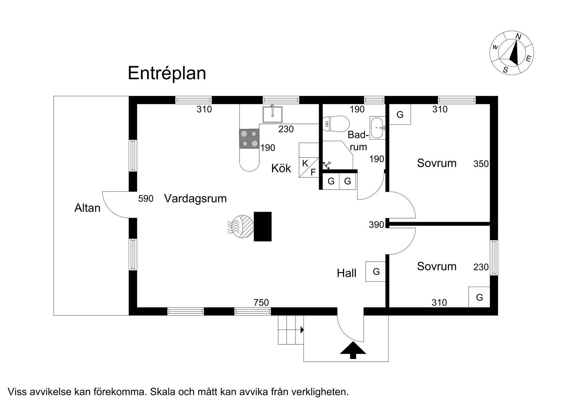 Fritidshus, Trankoket 51, Tjörn