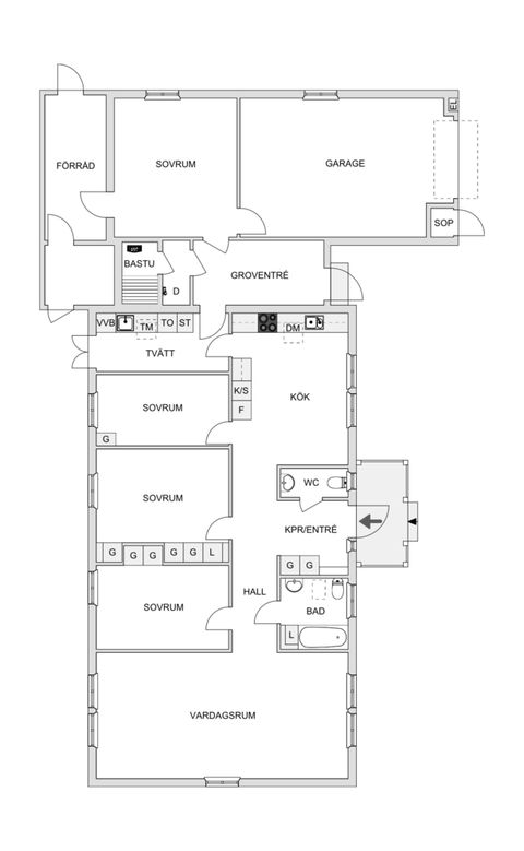 Villa, Skrinnarvägen 14, Storuman