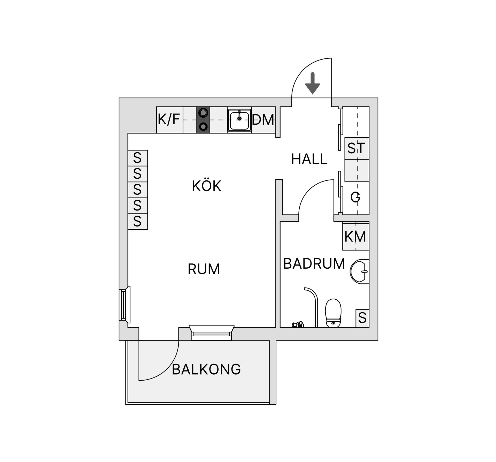 Bostadsrätt, Storövägen 1, Östra Kanalstaden, Österåker