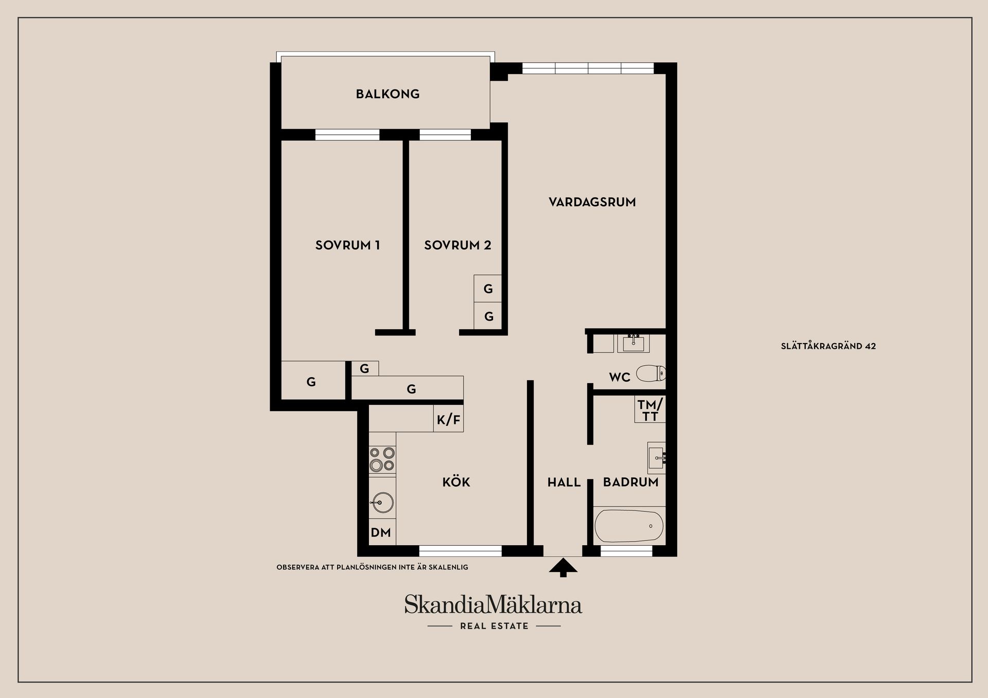 Bostadsrätt, Slättåkragränd 42, Älvsjö - Östberga, Stockholm