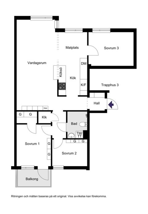 Bostadsrätt, Hägerstensvägen 97B, 5 tr!, Aspudden, Stockholm