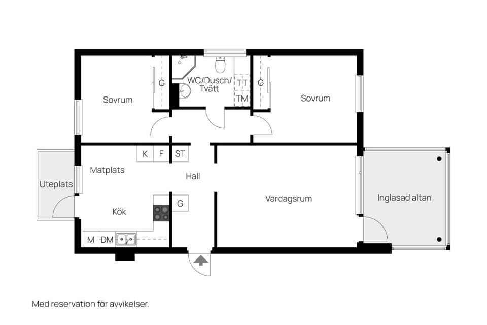 Bostadsrätt, Aroniavägen 1a, Tölö, Kungsbacka